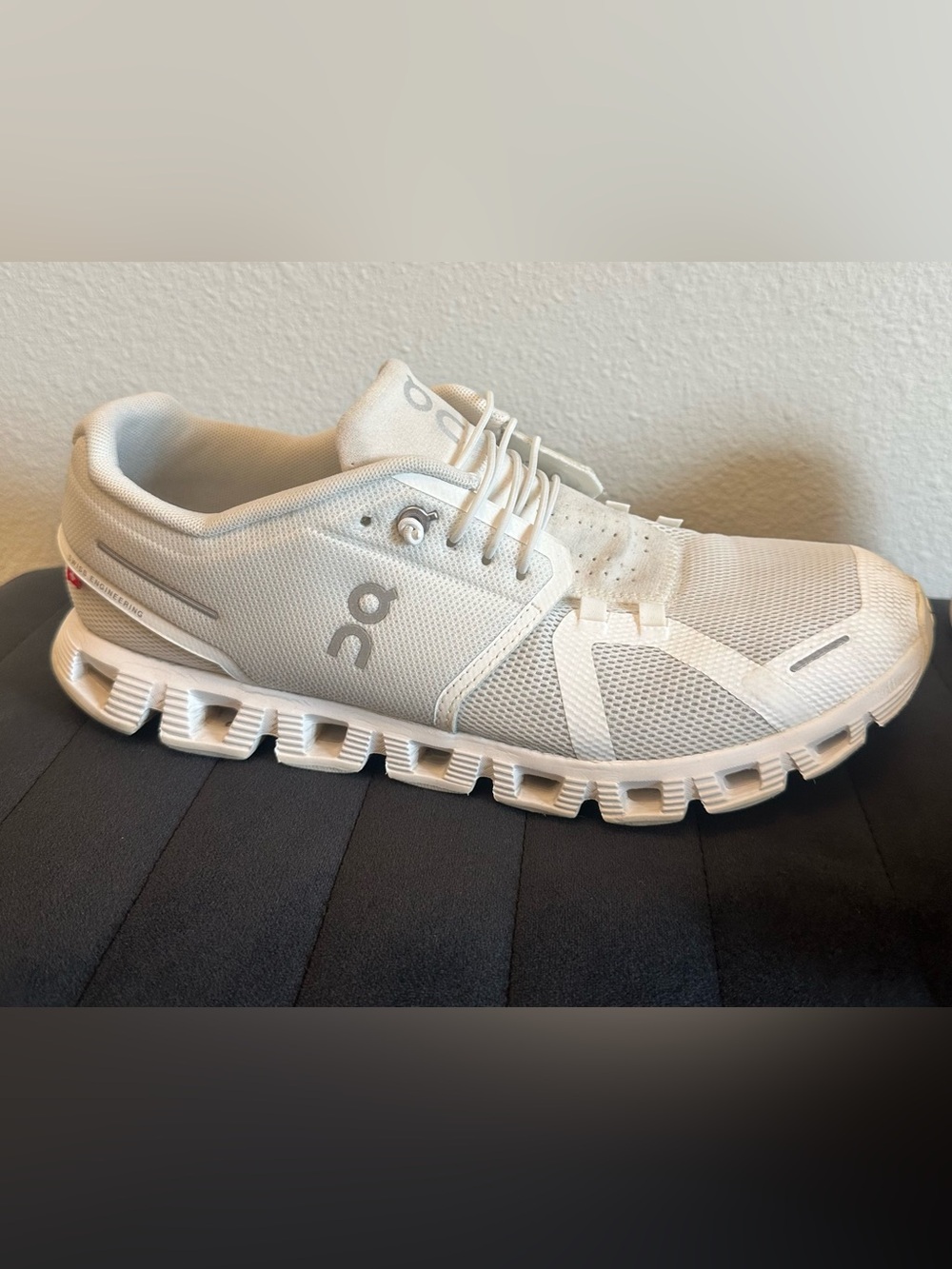 On Cloud Men’s Athletic Running Shoes - White